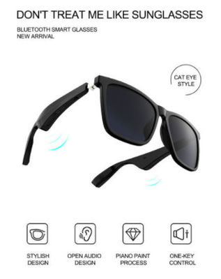aonike Top Seller TWS Glasses Bluetooth Music Eyeglasses With Speaker Wireless Audio Smart Eyewear